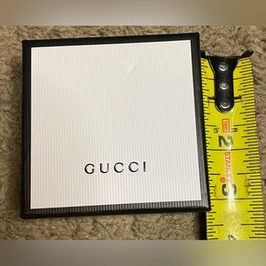 Gucci empty box with dust bag and booklet, see pics for measurements